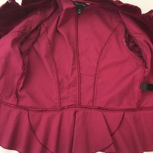 WHITE HOUSE BLACK MARKET VELVET BLAZER - Picture 8 of 8